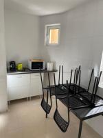 Kuchyň nebo kuchyňský kout v ubytování Apartamento Espolón