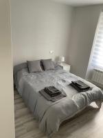 Postel nebo postele na pokoji v ubytování Apartamento Espolón