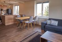 Kuchyň nebo kuchyňský kout v ubytování Urtica apartmány