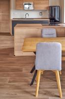 Kuchyň nebo kuchyňský kout v ubytování Urtica apartmány