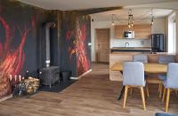 Kuchyň nebo kuchyňský kout v ubytování Urtica apartmány