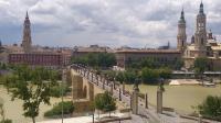 Nespecifikovaný výhled na destinaci Zaragoza nebo výhled na město při pohledu z hotelu