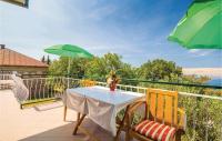Balkón alebo terasa v ubytovaní Holiday Home Baric Draga Ii