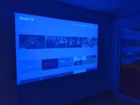 A television and/or entertainment centre at BEACHFRONT -- NEW LUXURY Apartment -- 1ª Linea Playa -- Fuengirola CITY CENTER -- Private PARKING -- Panoramic Sea Views --