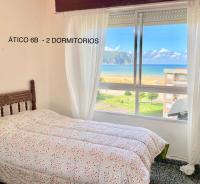 Postel nebo postele na pokoji v ubytování Apartment Laredo Sea Beach