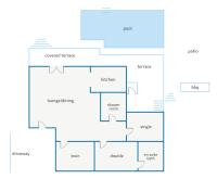 Půdorys ubytování Villa Mirador by Villa Plus
