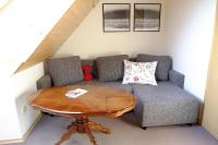 Posezení v ubytování SchwarzWild - Ferienwohnung und Ferienzimmer