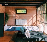 Posezení v ubytování Hotel Masia La Palma