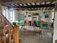 Posezení v ubytování les hébergements de la ferme des buttons