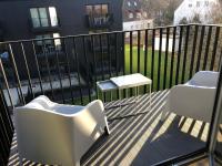Balkón alebo terasa v ubytovaní Apartament Morski Keja I Kołobrzeg Podczele
