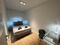 Posteľ alebo postele v izbe v ubytovaní Apartament Opieszyn 16