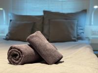 Posteľ alebo postele v izbe v ubytovaní Apartament Opieszyn 16