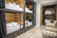 Postel nebo postele na pokoji v ubytování Tinto Dreams Hostel