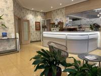 The lobby or reception area at San Luis