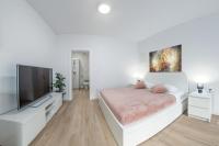 TV a/nebo společenská místnost v ubytování Apartment Klara FREE parking, center
