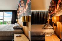 Posteľ alebo postele v izbe v ubytovaní SkyView Suite - Niepowtarzalny widok i basen