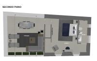 Plán poschodí v ubytovaní Casa San Lio