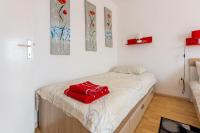 Posteľ alebo postele v izbe v ubytovaní Apartment Astrid