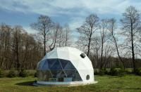 Vonkajšia záhrada v ubytovaní Wiosna Glamp