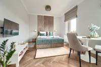 Posteľ alebo postele v izbe v ubytovaní MARGI Daphne LUX BEAUTI STUDIO