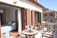 A seating area at Villa Dafni - Infinite Sea Vistas with Private Pool