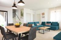 A seating area at Villa Dafni - Infinite Sea Vistas with Private Pool