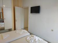 Postel nebo postele na pokoji v ubytování Small Apartment For 3 Pers 70meters From The Beach
