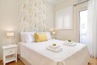 Posteľ alebo postele v izbe v ubytovaní Ivory Luxury Suite by CorfuEscapes