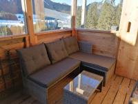 Posedenie v ubytovaní Gemütliches Ferienhaus mit Holzofen und Sauna