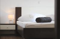 Posteľ alebo postele v izbe v ubytovaní Fokus seaview apartment