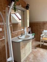 Koupelna v ubytování Apartmán u Míši