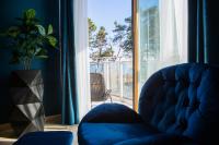 Posedenie v ubytovaní APARTAMENT ELEGANCE BLUE w Let's Sea Basen&SPA
