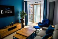 Posedenie v ubytovaní APARTAMENT ELEGANCE BLUE w Let's Sea Basen&SPA