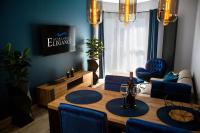 Posedenie v ubytovaní APARTAMENT ELEGANCE BLUE w Let's Sea Basen&SPA