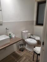 A bathroom at Sicula home