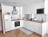 Kuchyň nebo kuchyňský kout v ubytování Grup D'Aro Apartment