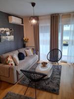 Posezení v ubytování Calla apartment Zagreb - NOVI APARTMAN, GARAŽA, VIDEO NADZOR
