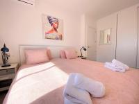 Postel nebo postele na pokoji v ubytování Verano Azul 67 Casasol Apartments