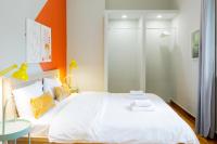 Posteľ alebo postele v izbe v ubytovaní Acropolis Apartments