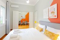 Posteľ alebo postele v izbe v ubytovaní Acropolis Apartments