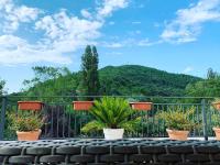 Widok na góry z tego hotelu