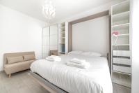 Posteľ alebo postele v izbe v ubytovaní Piazza Tripoli bright apartment