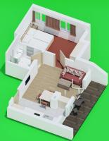 Plan piętra w obiekcie Appartements Plattlerhof