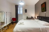 Posteľ alebo postele v izbe v ubytovaní Charming apartment in the heart of Plaka