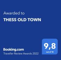 Certifikát, ocenenie alebo iný dokument vystavený v ubytovaní THESS OLD TOWN with free private parking of stayinthess