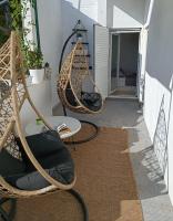 Posedenie v ubytovaní Brela, cozy house with a beautiful sea view