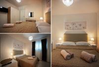 Posteľ alebo postele v izbe v ubytovaní Sea Front Apartments Ivana