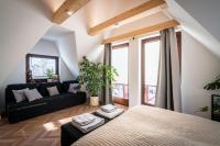 Posteľ alebo postele v izbe v ubytovaní Apartamenty zaSzczyty