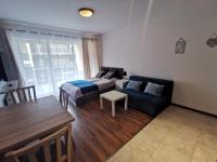 Część wypoczynkowa w obiekcie Wrzosowy Resort Pogorzelica Apartament PERŁOWY Sea&Forest