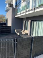 Balkón alebo terasa v ubytovaní Apartamenty Danka